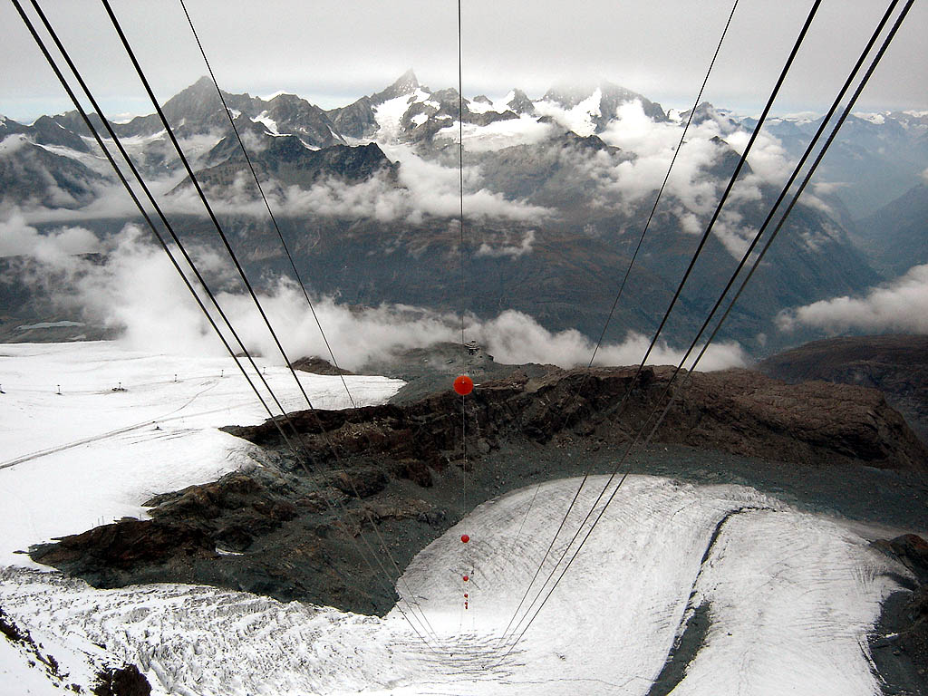 Bergtoppen in de Alpen